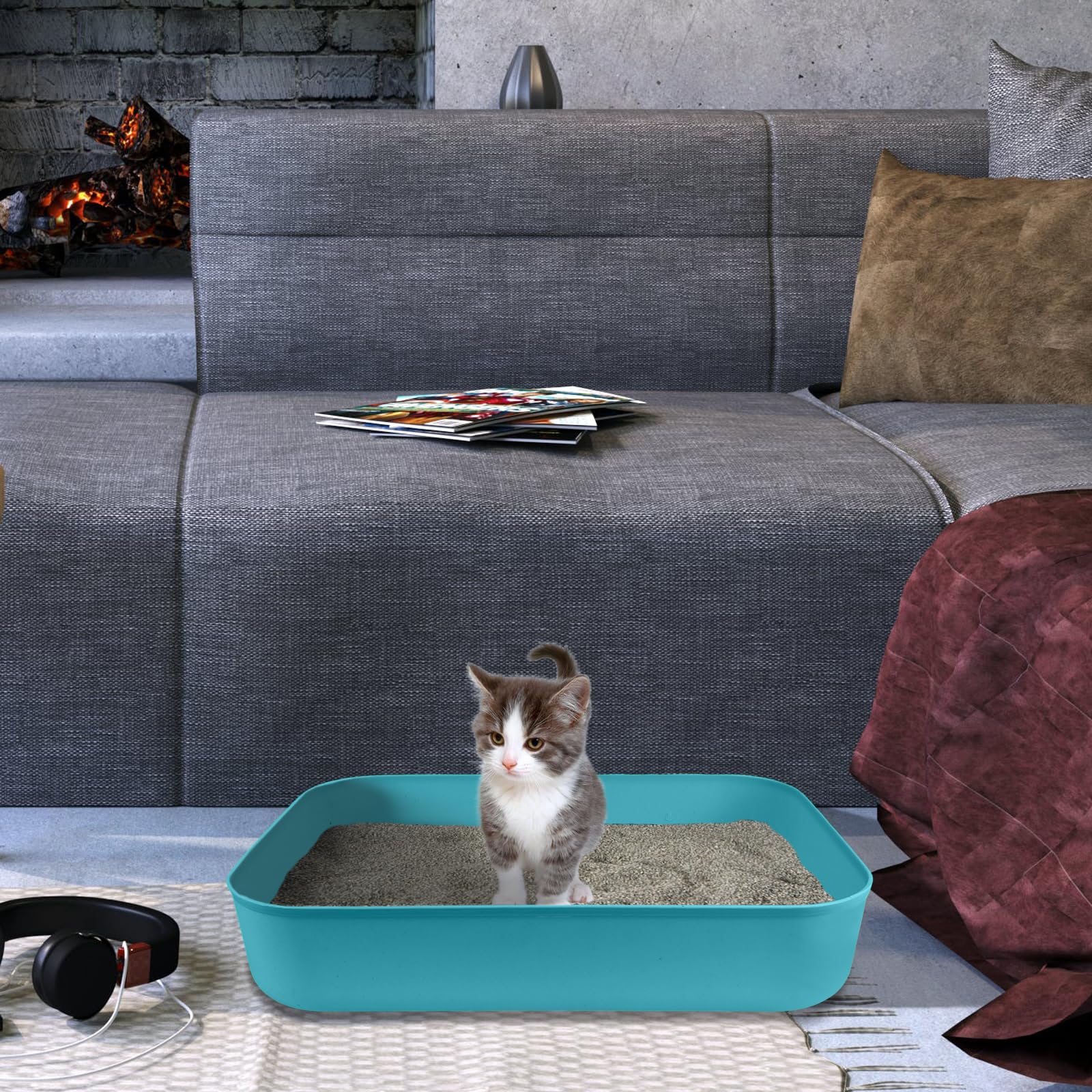 GCVOPTON blue 4-pack provides value for multi-pet households.