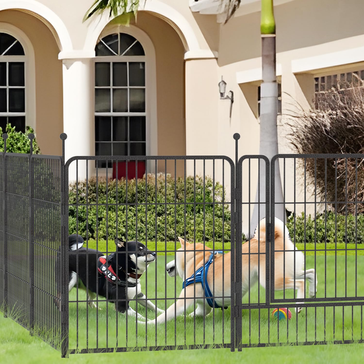 GDKASRNY anti-rust heavy-duty metal construction for lasting outdoor use.