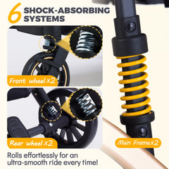 GdnWings 6-shock absorption system cushions pets on uneven surfaces during walks