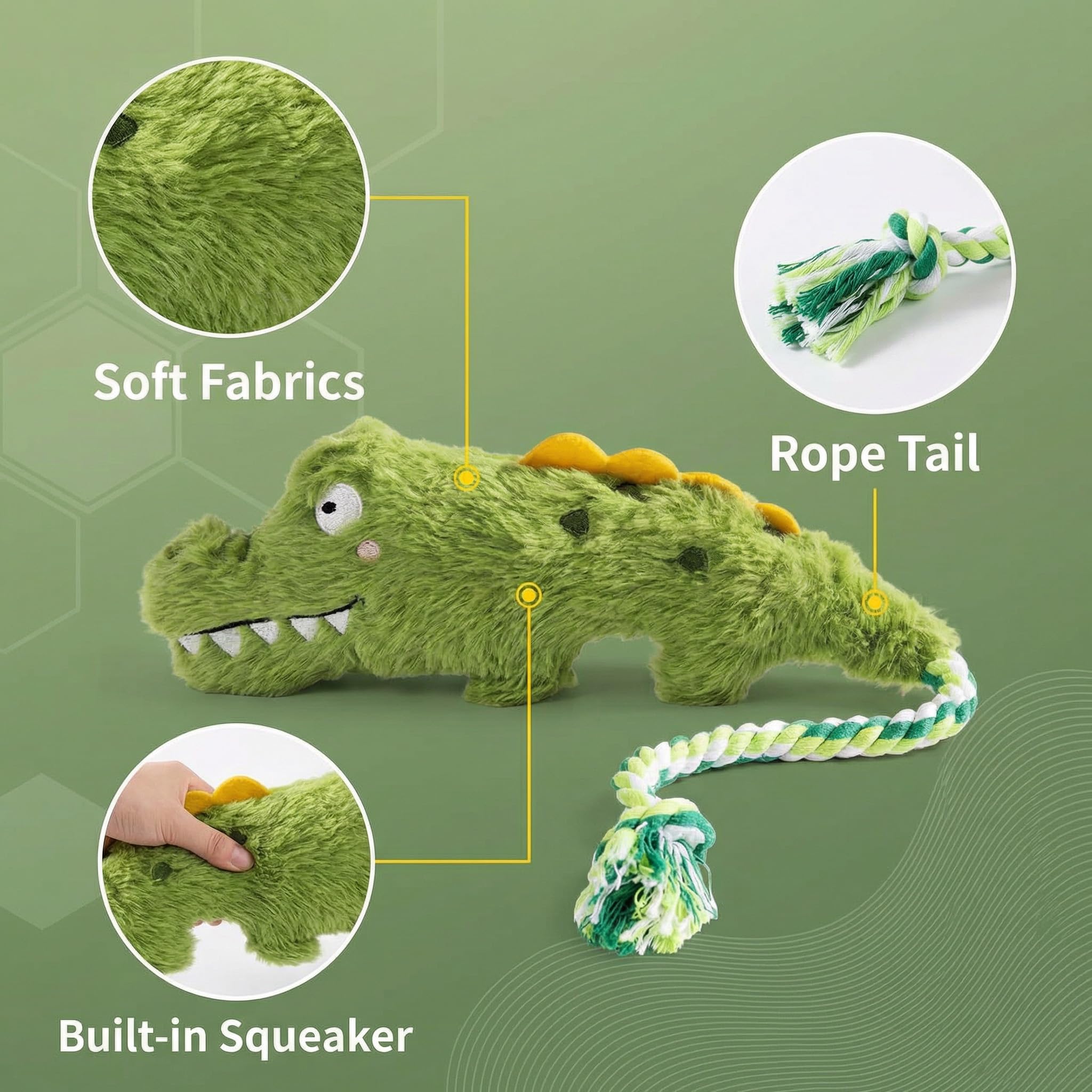 Durable design supports gentle tugging and longer play sessions