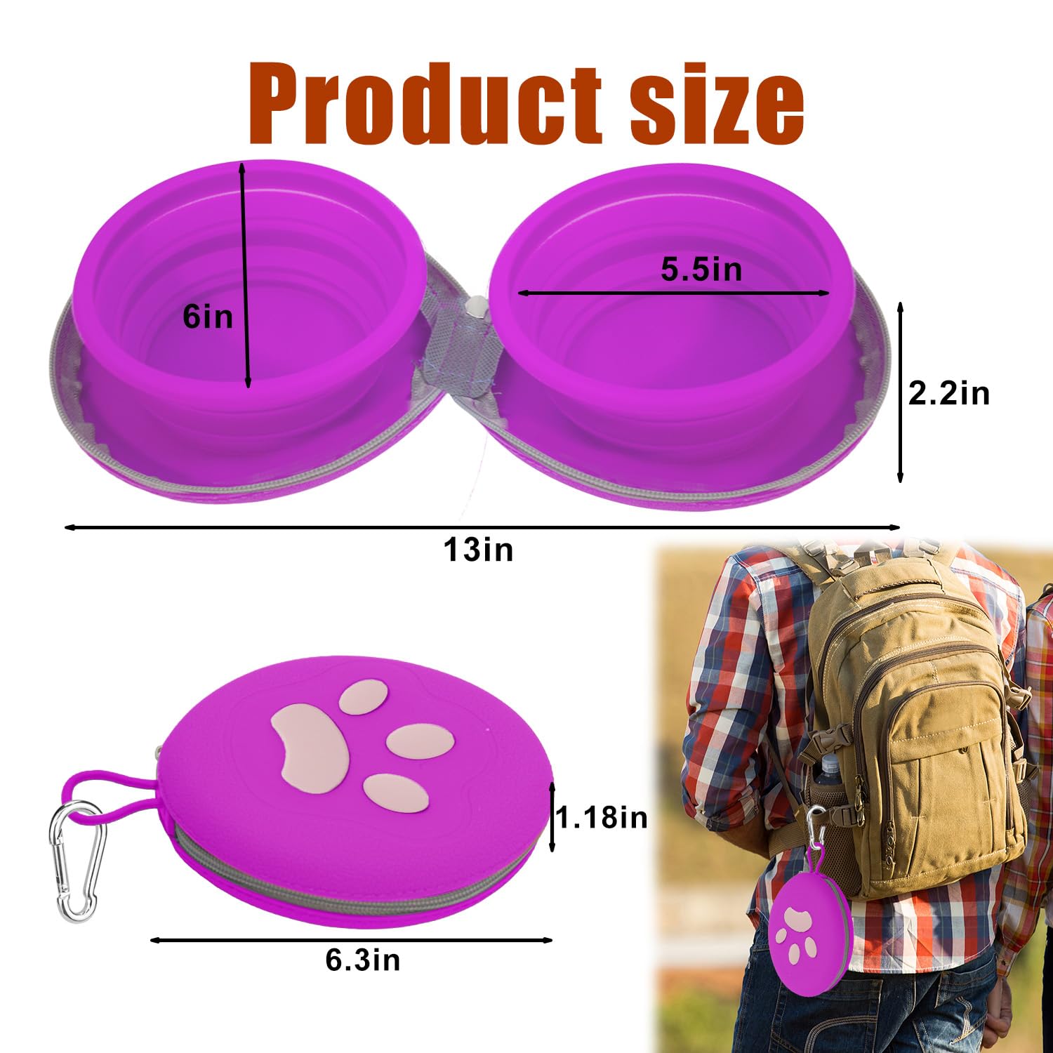 Gdsun dishwasher-safe silicone for easy cleaning after adventures.