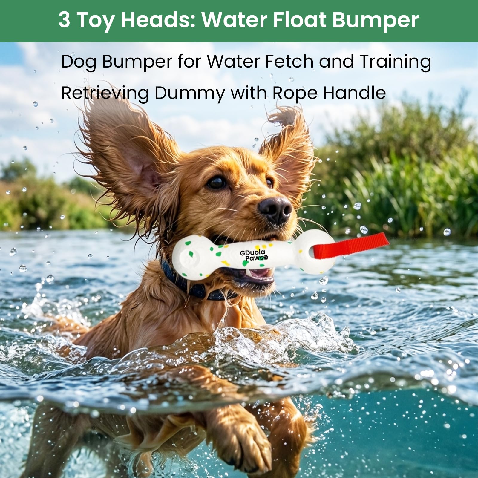 GDuolaPaws secure-lock heads ensure safe tugging and quick detach for solo play