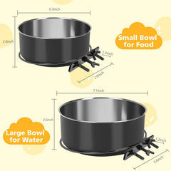 GearRoot rust-resistant stainless steel bowls built for long-lasting crate use.