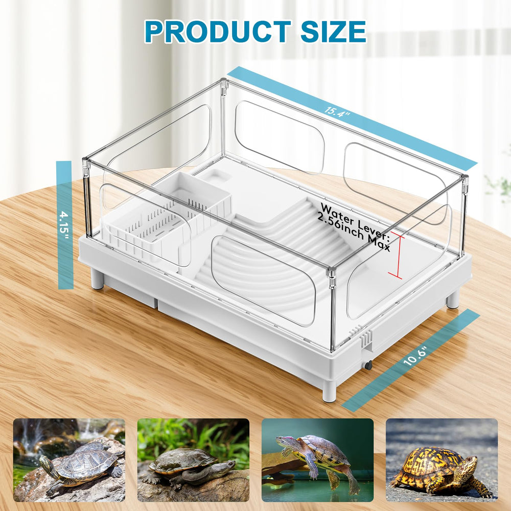 Geegoods Turtle Tank Kit  easy-assembly design for quick setup