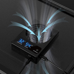 GeeKoit terrarium thermometer-hygrometer showing accurate temperature and humidity for reptile care