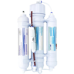 Geekpure 3-Stage RO system front view delivers clean drinking water for families.