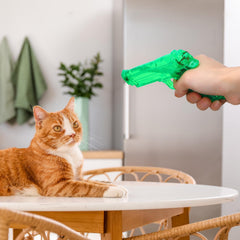 Geelin dog-training sprayer ready to curb barking during misbehavior.