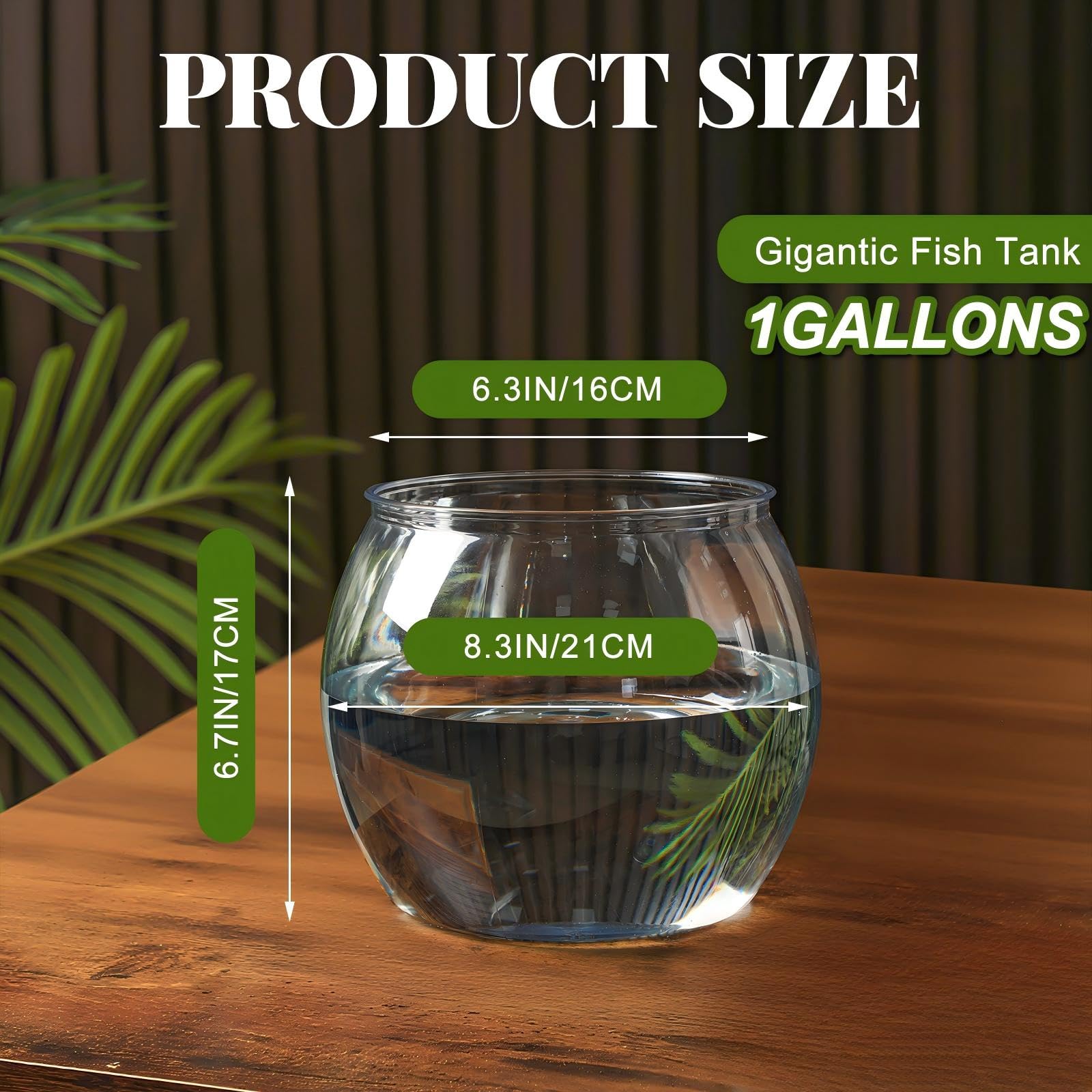 Geelin shatterproof plastic construction ensures durable, safe decor.