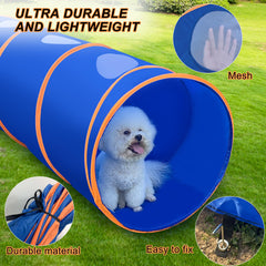 GeerDuo tunnel features a 24-inch diameter for comfortable dogs.