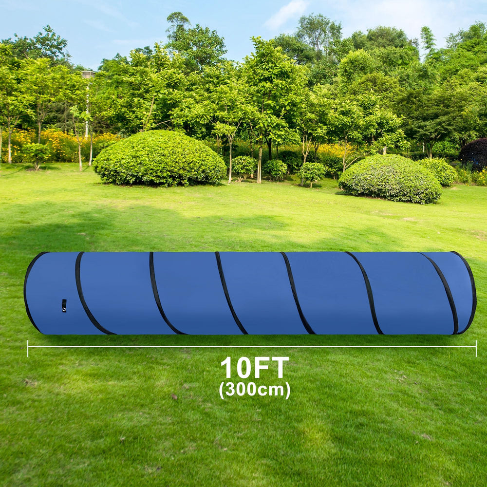 GeerDuo dog agility tunnel tear-resistant fabric supports durable indoor practice.