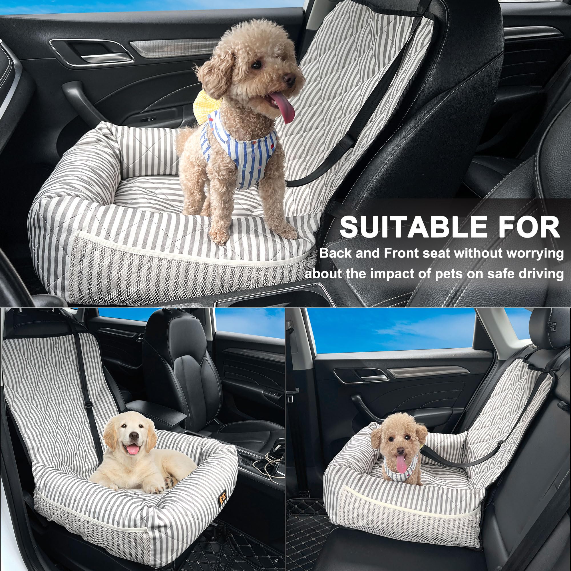 GeerDuo dog car seat stripes home sofa use for furniture protection