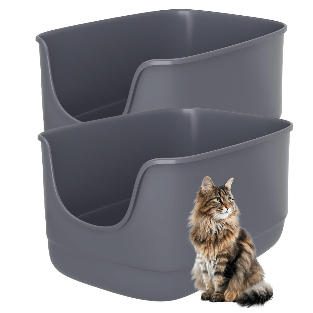Gefryco Jumbo Cat Litter Box with Open Top for easy visibility and access.