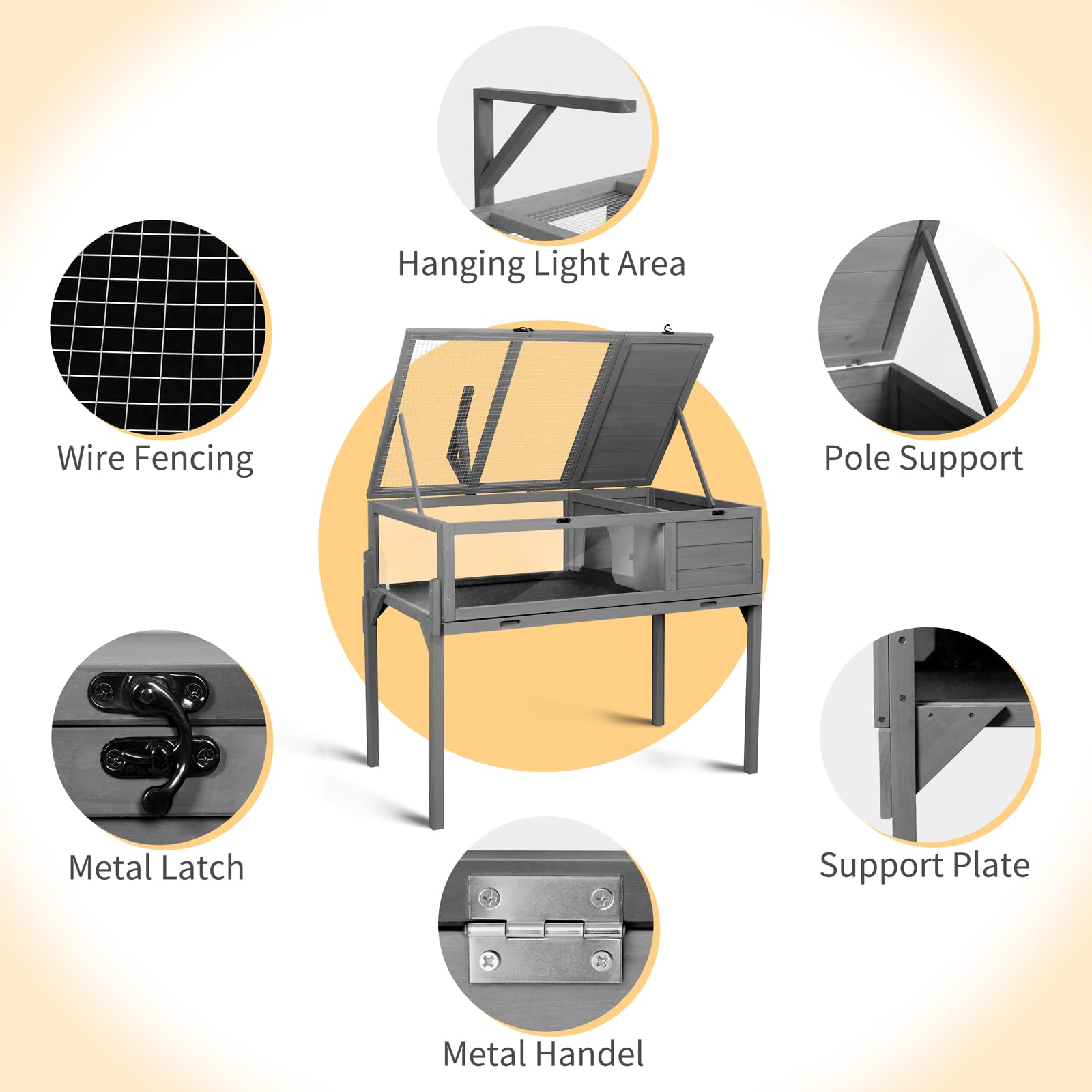 GEGURI tortoise habitat indoor and outdoor use supports warmth and sunlight