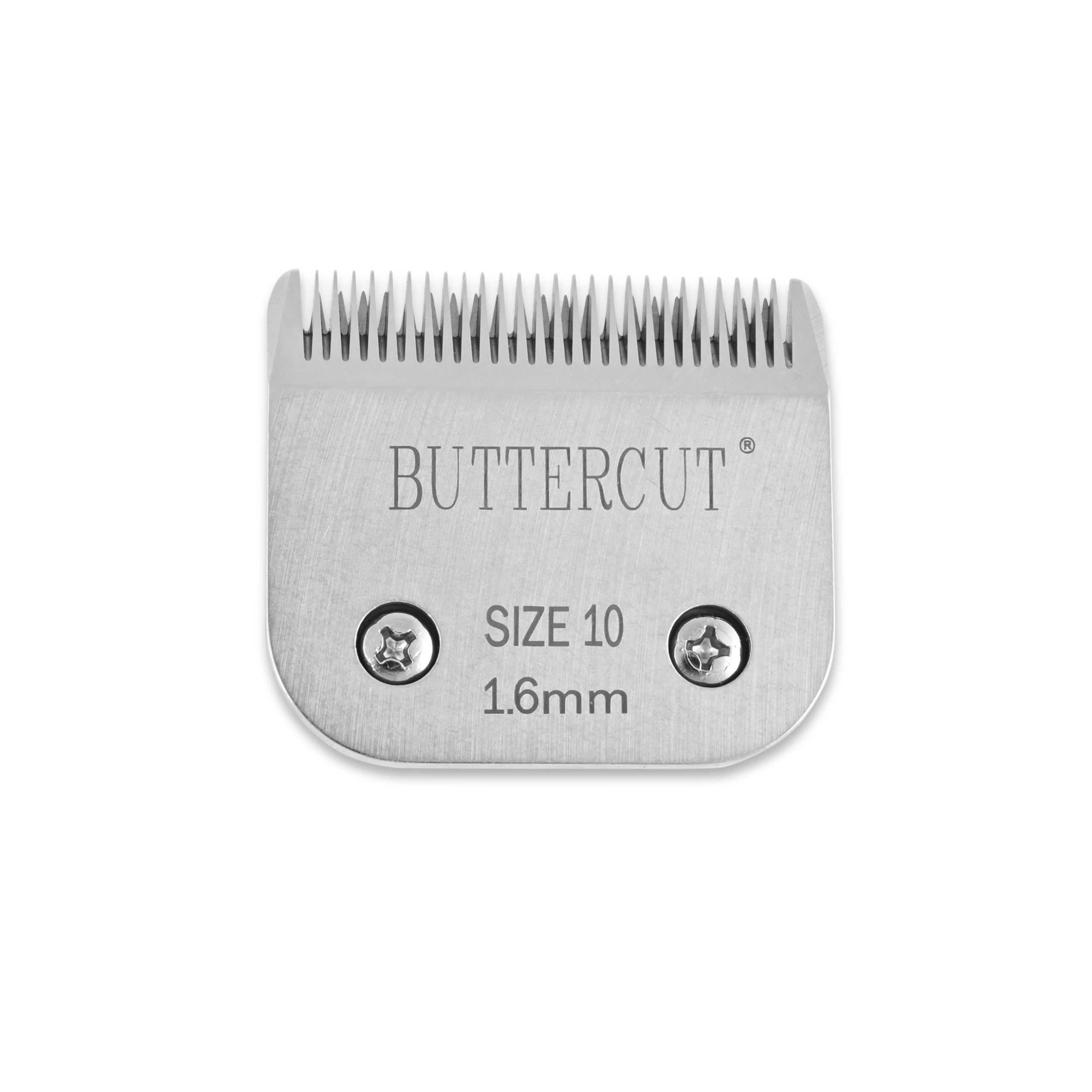 Geib Buttercut #30 blade close-up for precise fine hair trimming