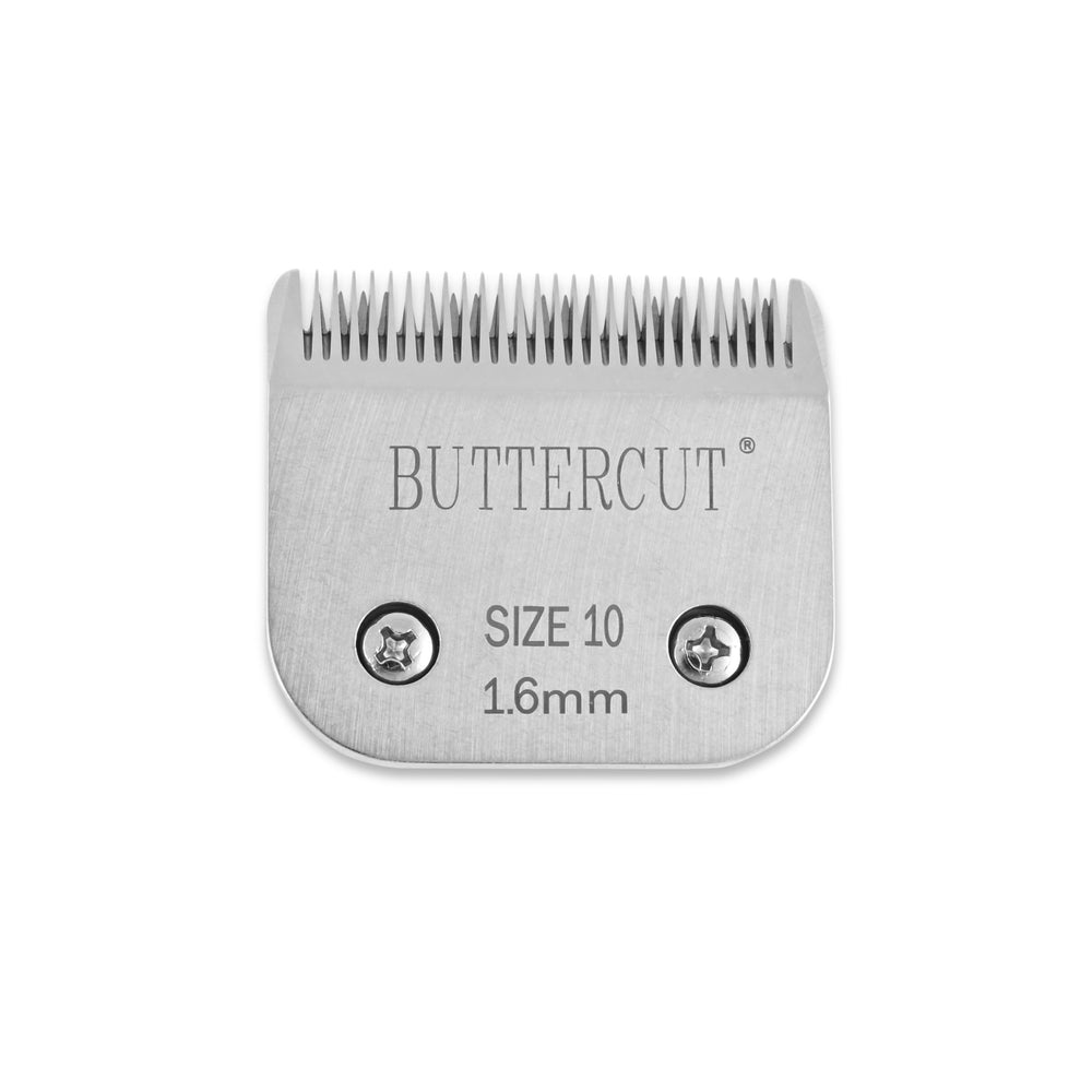 Geib Buttercut #30 blade close-up for precise fine hair trimming
