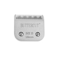 Geib Buttercut #30 blade close-up for precise fine hair trimming