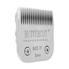 Geib Buttercut blade size 7F in action delivering a clean, durable edge.