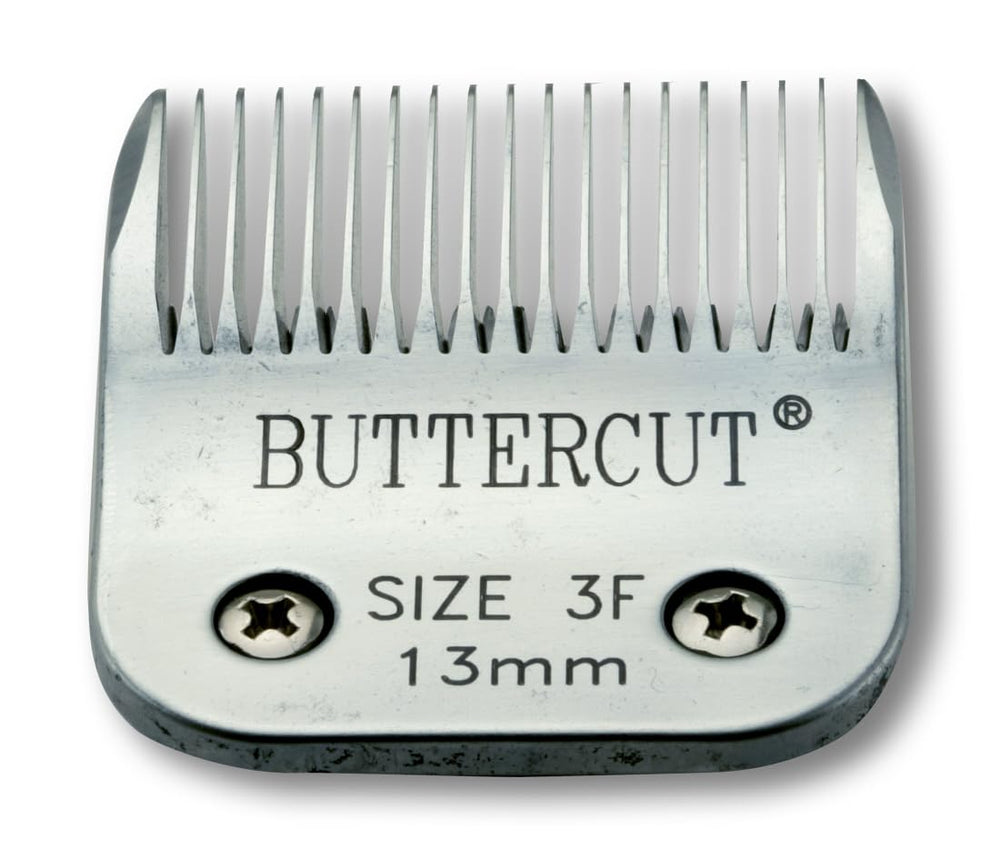 Geib Buttercut stainless steel blade for long lasting sharpness and rust resistance.