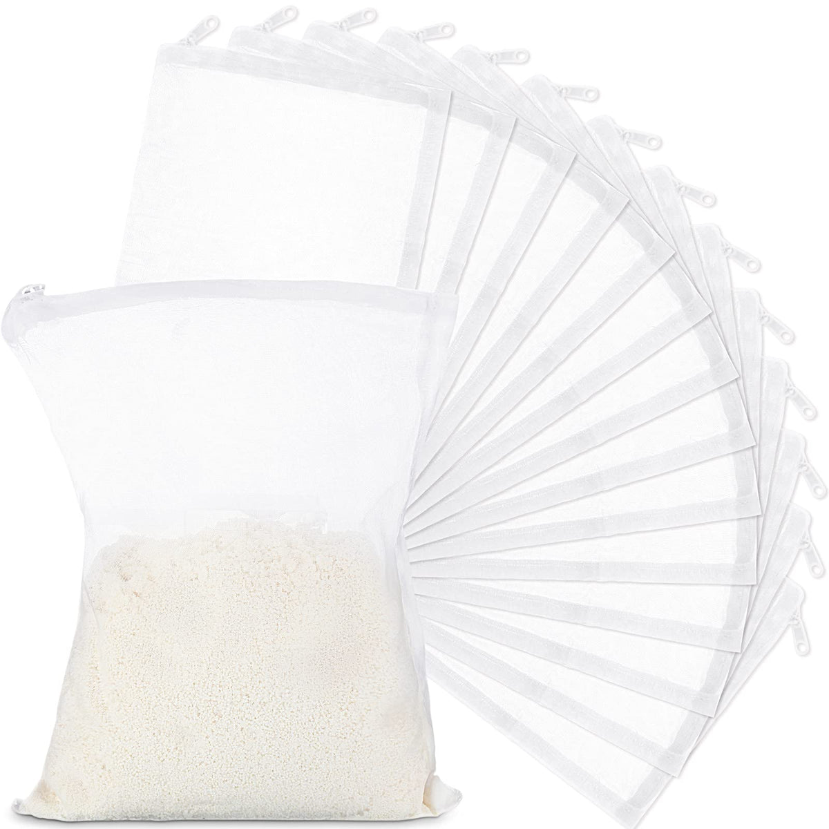 Geiserailie aquarium filter media bags, 15 pieces, for versatile filtration.