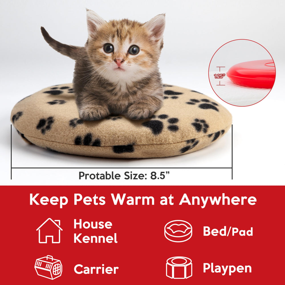 Gelbesty warming setup fits small pet beds for snug warmth.