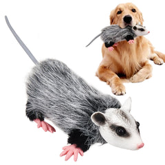 Gemscream opossum dog toy full view for cuddly play and interactive fun