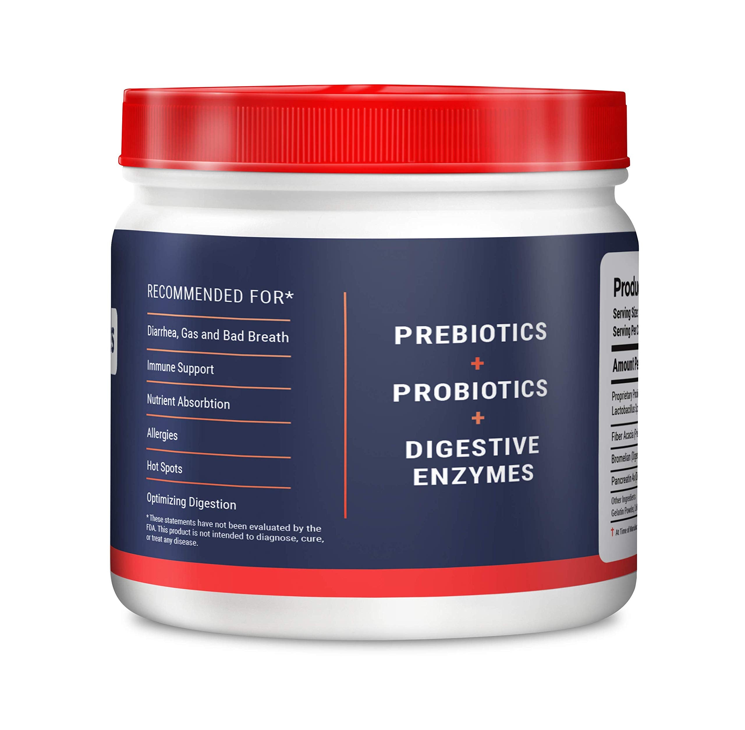 Geneflora cat and rabbit probiotic powder aids small pet digestion.