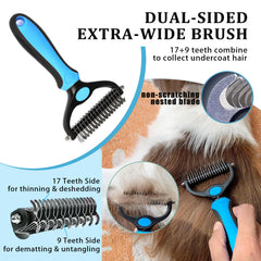Generic flea comb removes fleas and debris while gentle on skin.