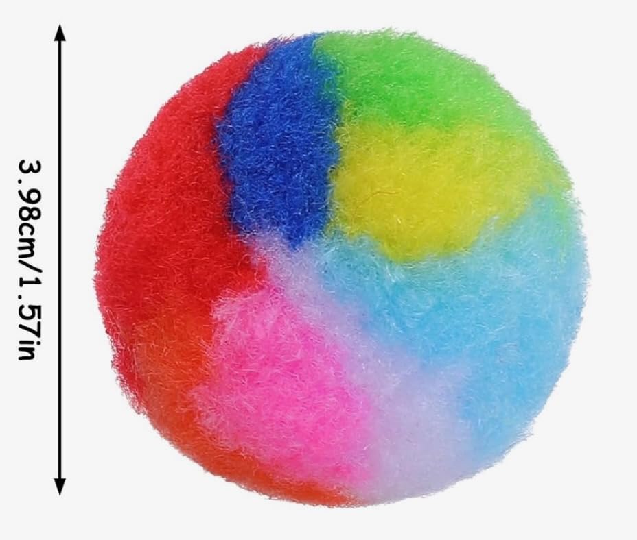 Generic Bonkers Purrpops pom pom balls toy included for play