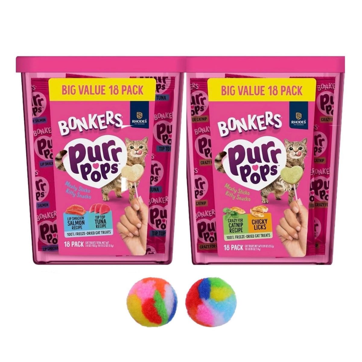 Generic Bonkers Purrpops stick-closeup showing texture and aroma for bonding