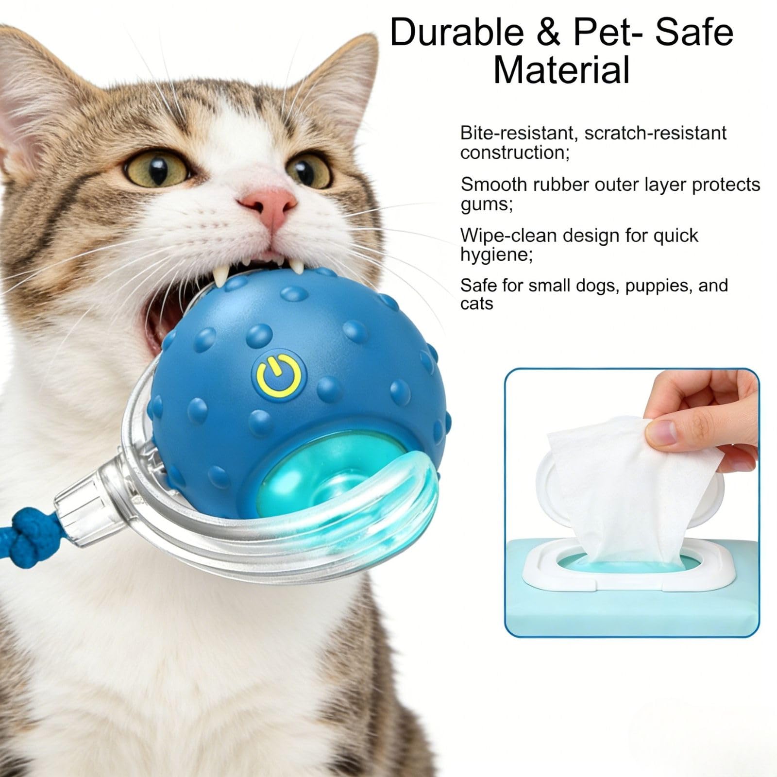 Generic Durable Ball uses bite-resistant material for lasting use.