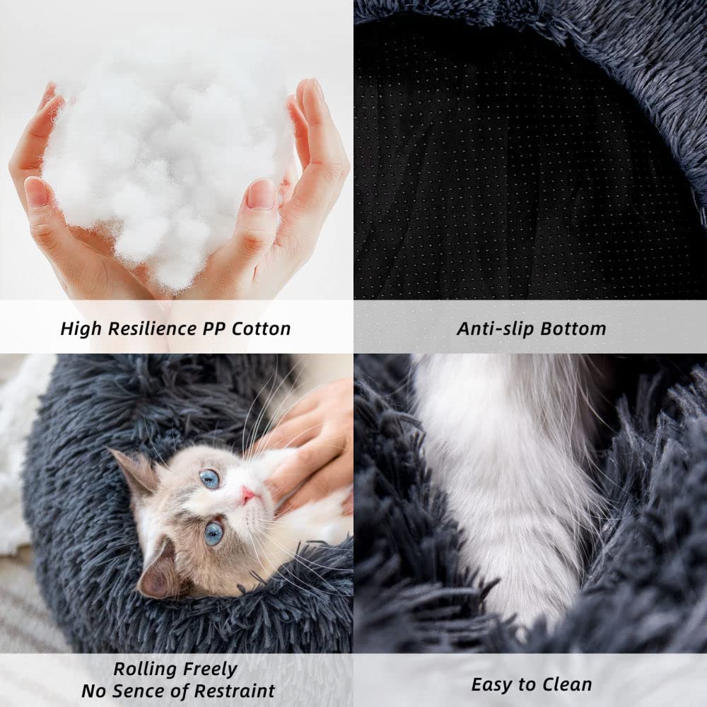 Generic cat bed moisture proof bottom helps keep the bed dry.