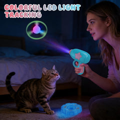 LED light-up disc enhances visibility for day and night play sessions.
