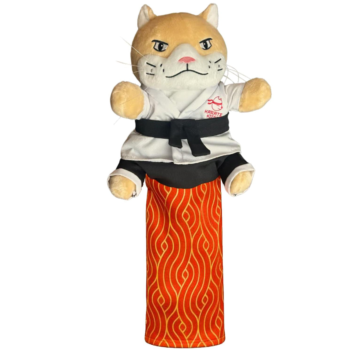 Generic Cat Karate Kitty Puppet with forearm sleeve for safe, engaging play