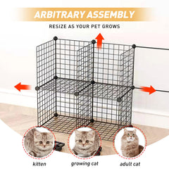 Generic Cat Playpen detachable modular design for easy rearrangement.