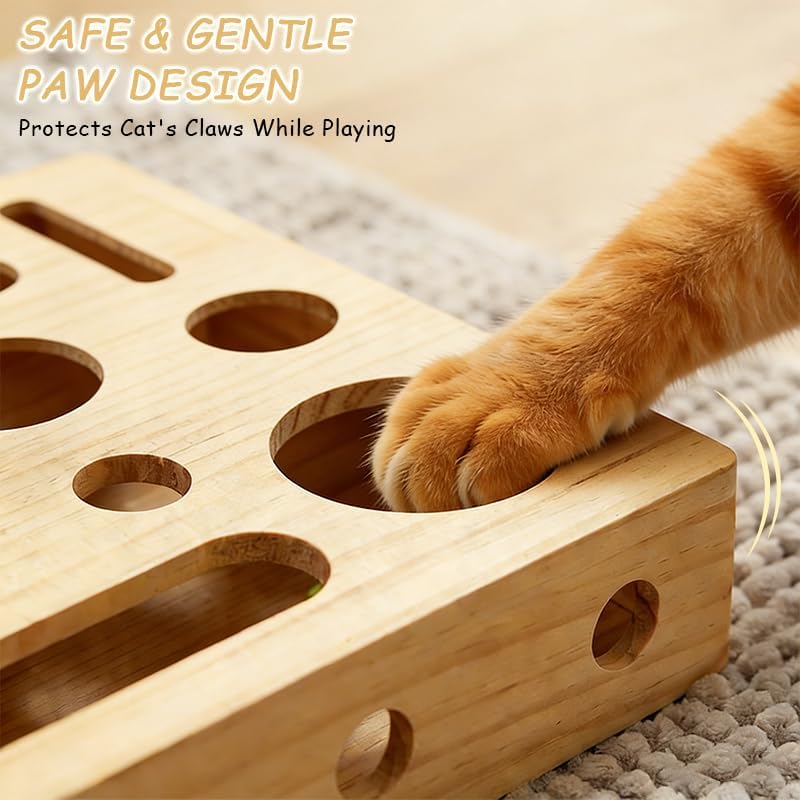Generic Cat Scratch Puzzle Box on furniture demonstrates claw redirecting to protect sofas