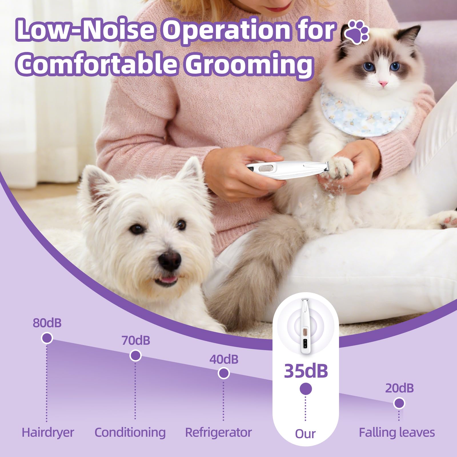 Generic cordless rechargeable trimmer for flexible grooming anywhere