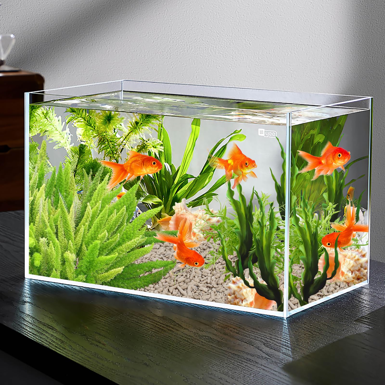 Generic crushed coral in mesh bags enables easy setup and quick water improvement.