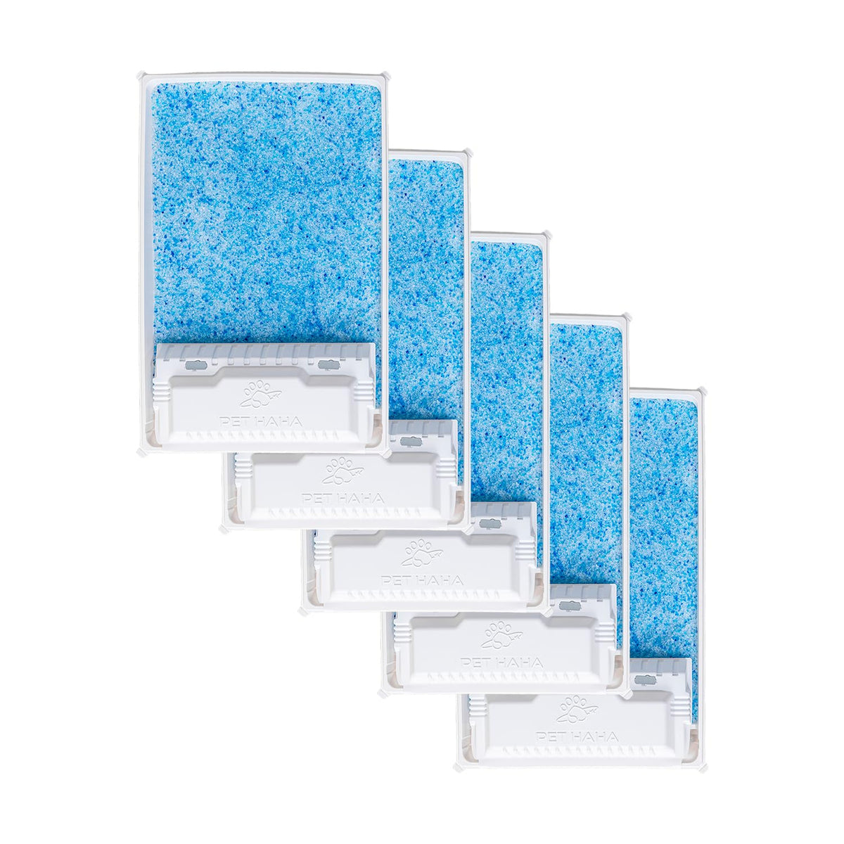Generic crystal cat litter base showing reusable support for quick, tidy setups.