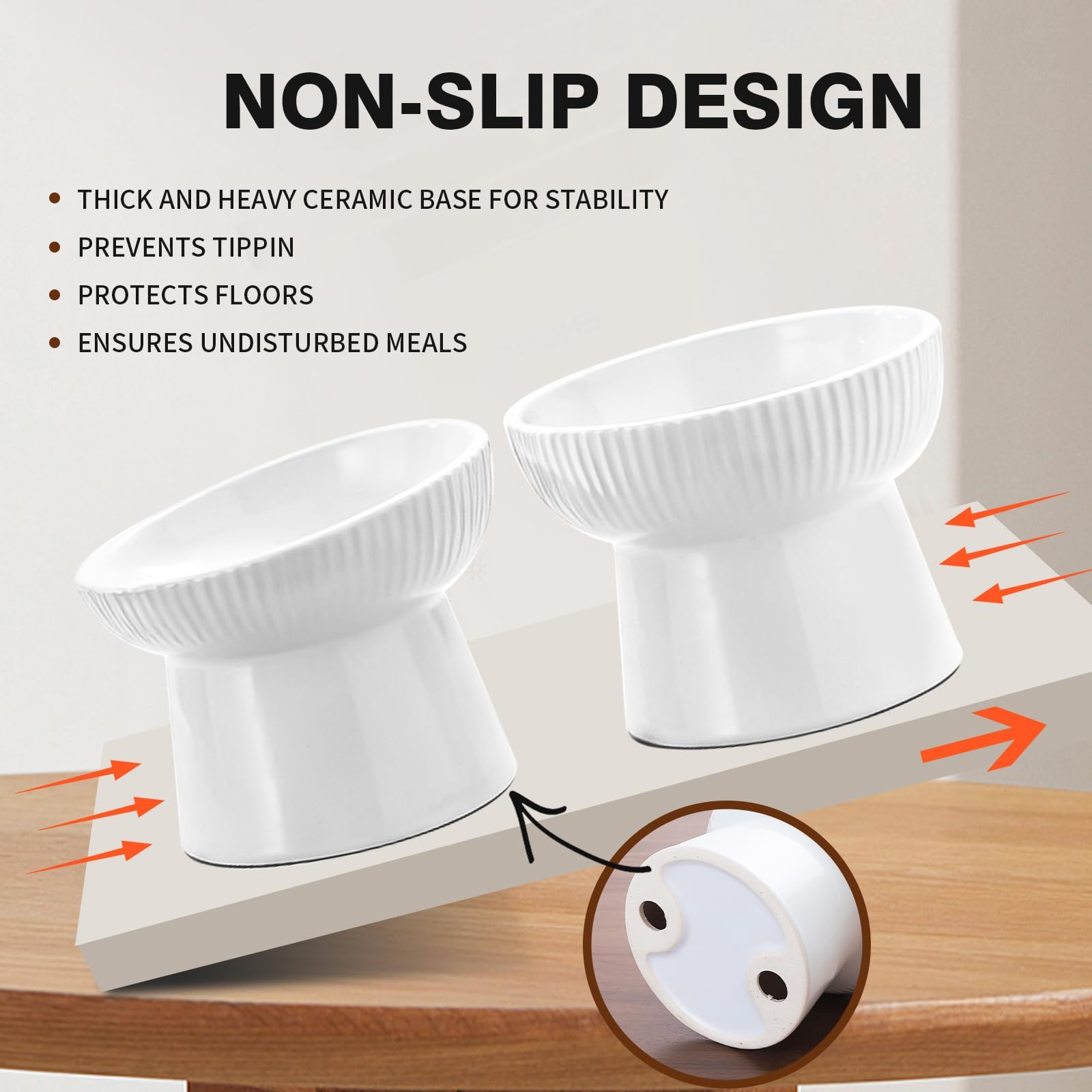 Generic dishwasher-safe ceramic bowls simplify cleanup after meals.