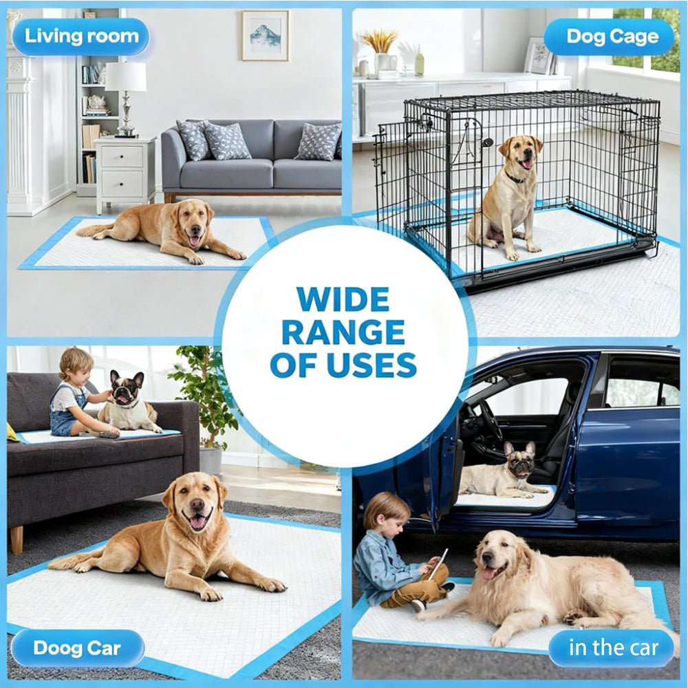 Generic disposable puppy pads ideal for multi-pet households and aging pets
