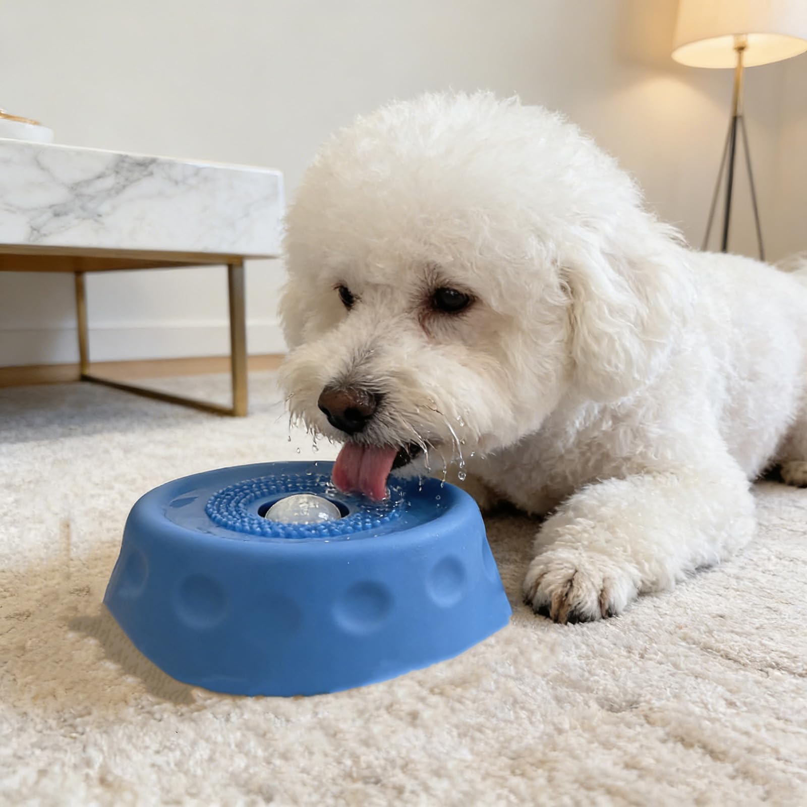 Generic Non-Slip Base keeps the bowl steady on any floor.