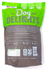 Generic Dog Delights Chewy Duck Sticks shown as a training reward option.