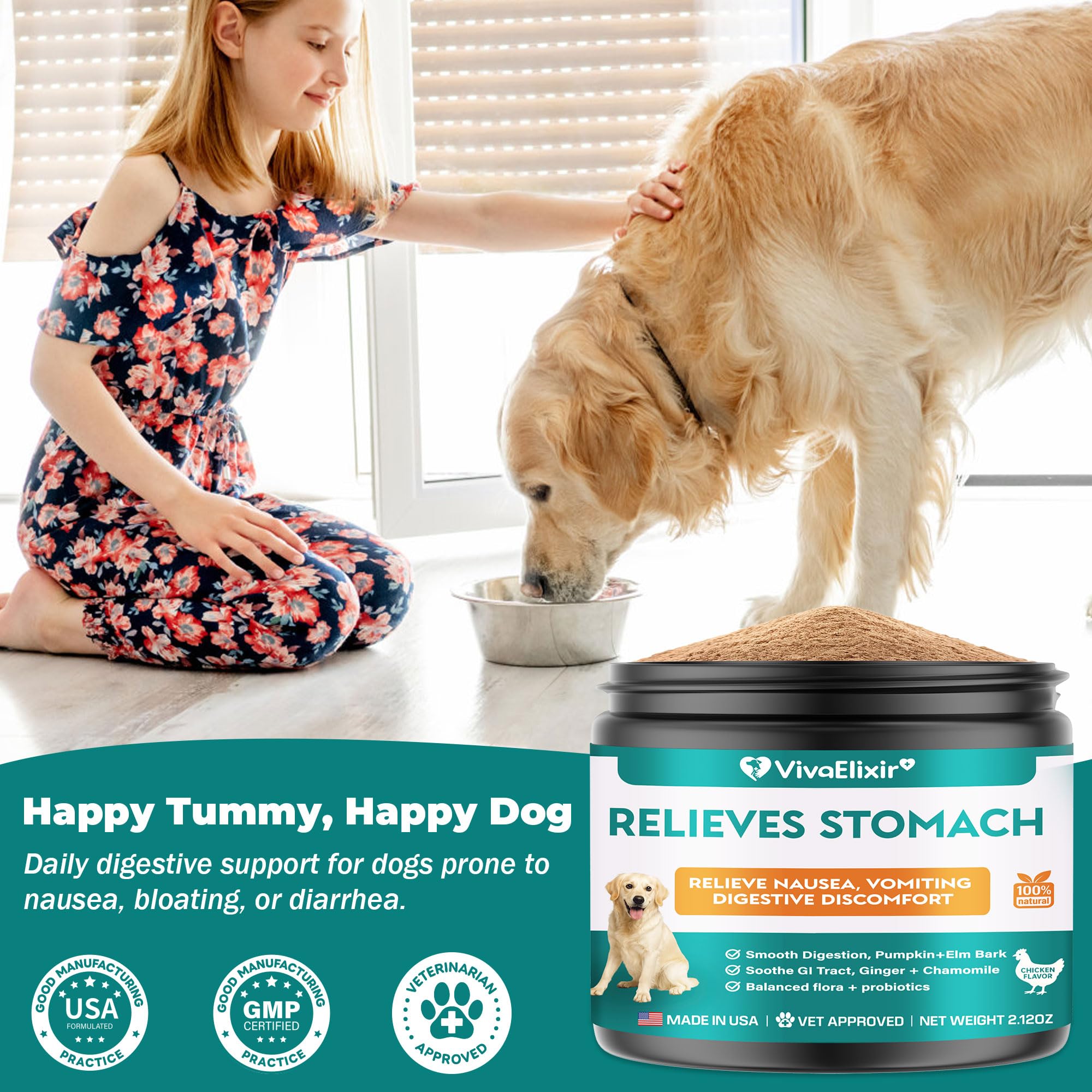 Generic Easy-to-use daily digestive support for dogs