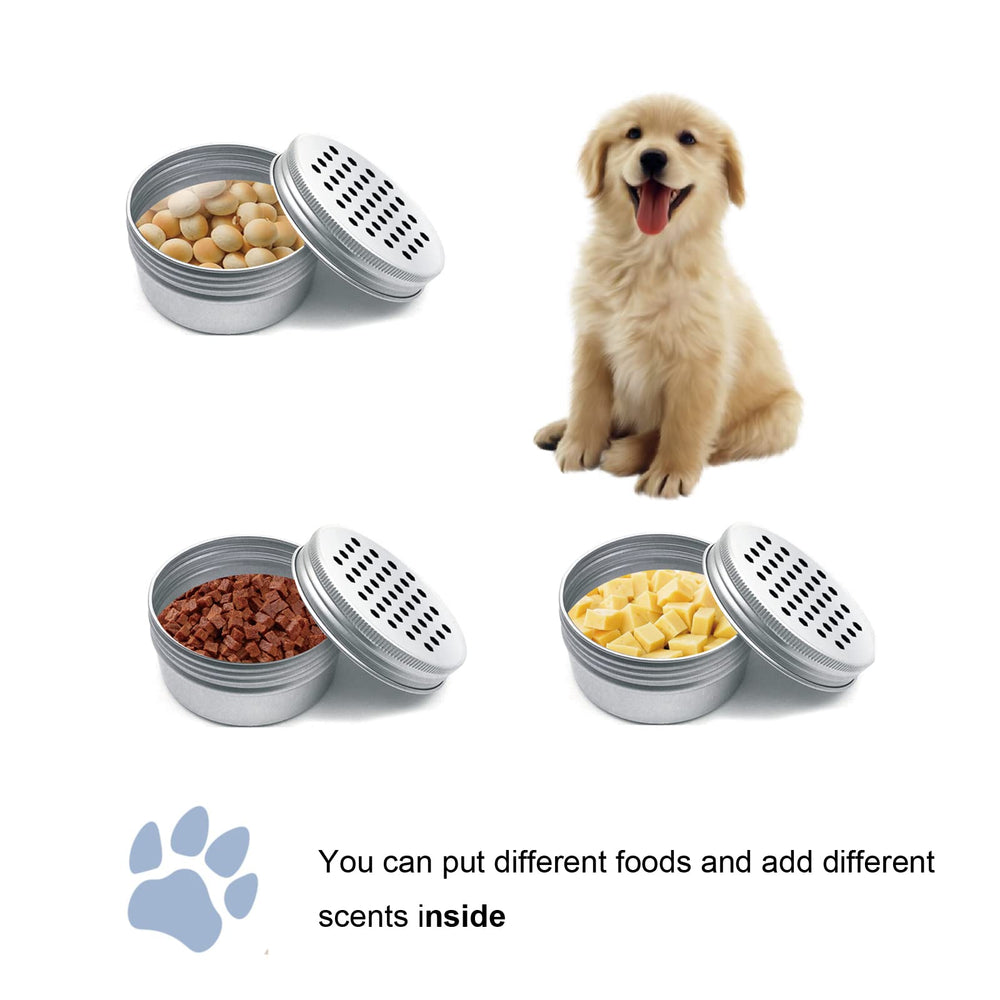 Generic Dog Nose Work Tin set with magnetic dots for rewards.