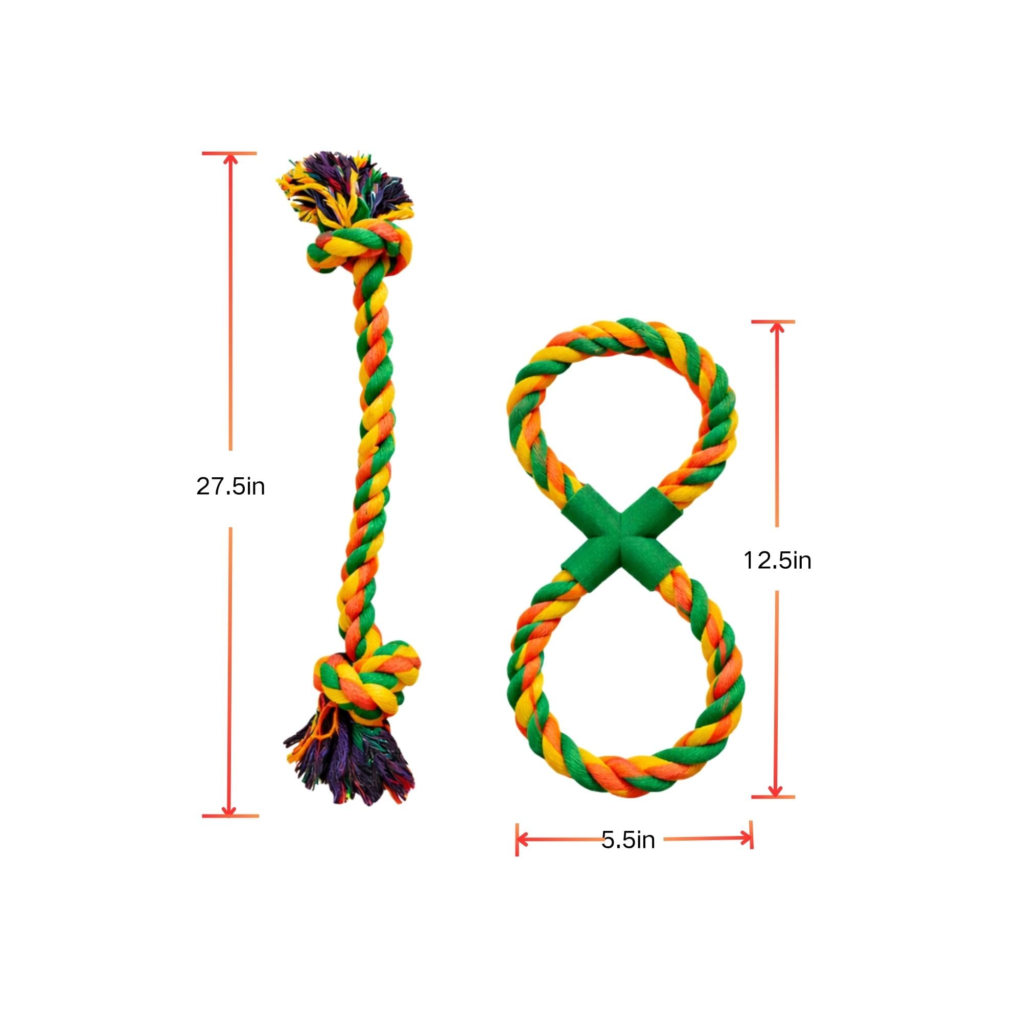 Generic dog tug-play with rope toy supporting interactive training.