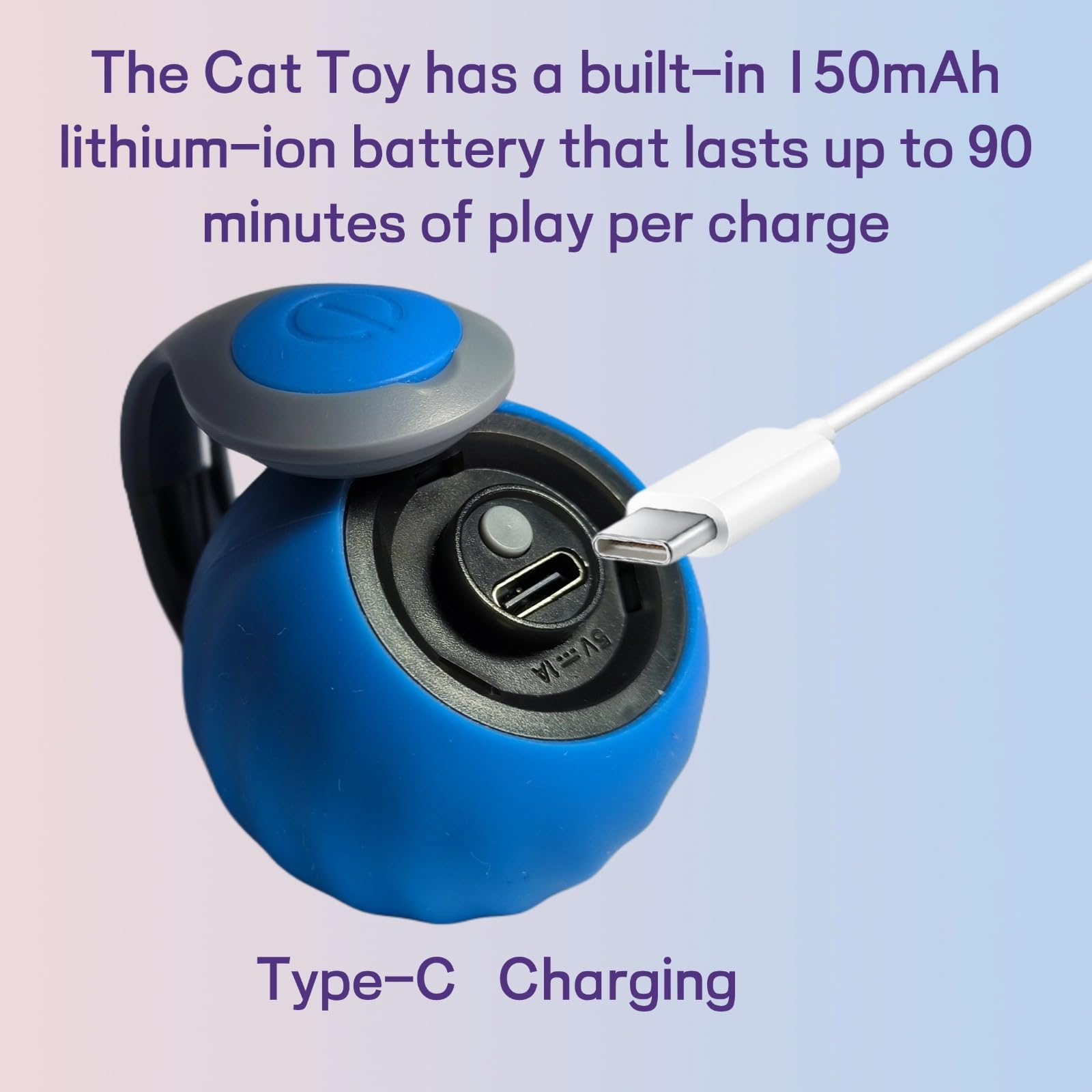 Generic dual-mode speeds adapt to your cat's energy and play preferences.