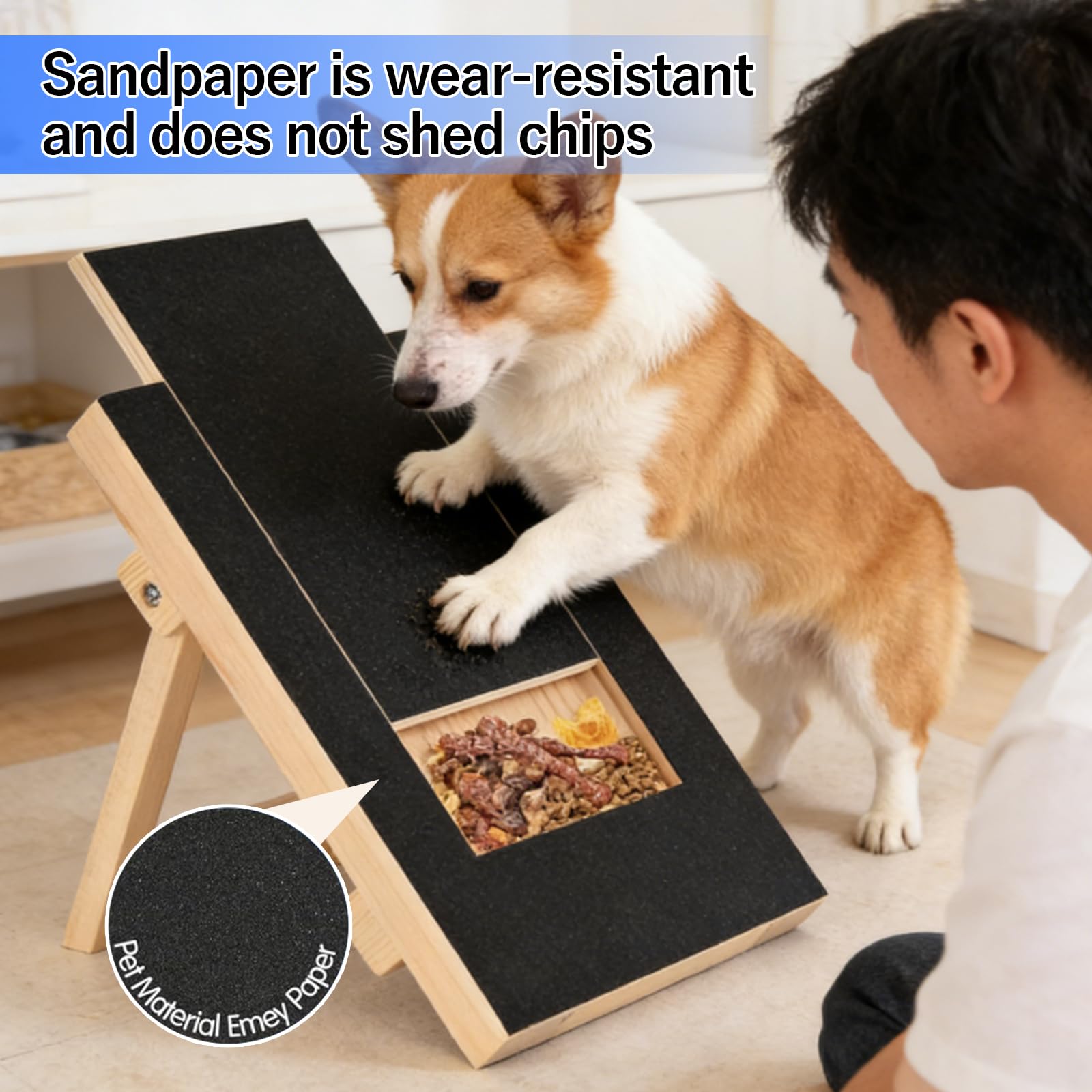 Generic scratch board with sturdy construction resists wear during regular grooming.