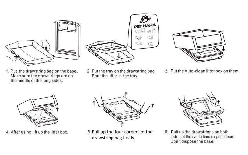 Generic easy cleanup promotes one-handed disposal and reduced spills during maintenance.