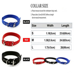 Generic Heavy-Duty Nylon Dog Collar: adjustable buckle ensures a snug, comfortable fit.
