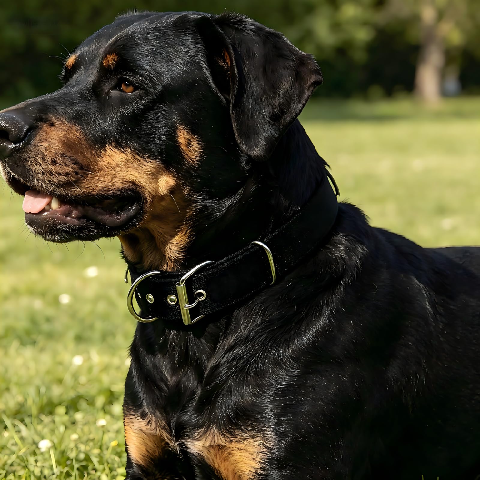 Generic Heavy-Duty Nylon Dog Collar: outdoor adventure ready for strong pullers.